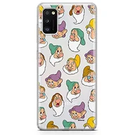 Etui i futerały do telefonów - ERT GROUP etui na telefon Samsung A41, case oryginalny i oficjalnie licencjonowany przez Disney, wzór Snow White and the Seven Dwarfs 015, optymalnie dopasowane, plecki z TPU częściowo przeźroczyste - miniaturka - grafika 1