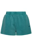 Bluzy damskie - Superdry Vintage Wash Sweat Short Bluza damska, Hydro Dark Turkusowy, 36 - miniaturka - grafika 1