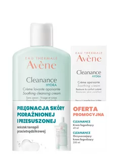 Avene - Zestaw Cleanance Hydra (Krem do twarzy 40ml + Krem oczyszczający 200ml) - Zestawy kosmetyków damskich - miniaturka - grafika 1