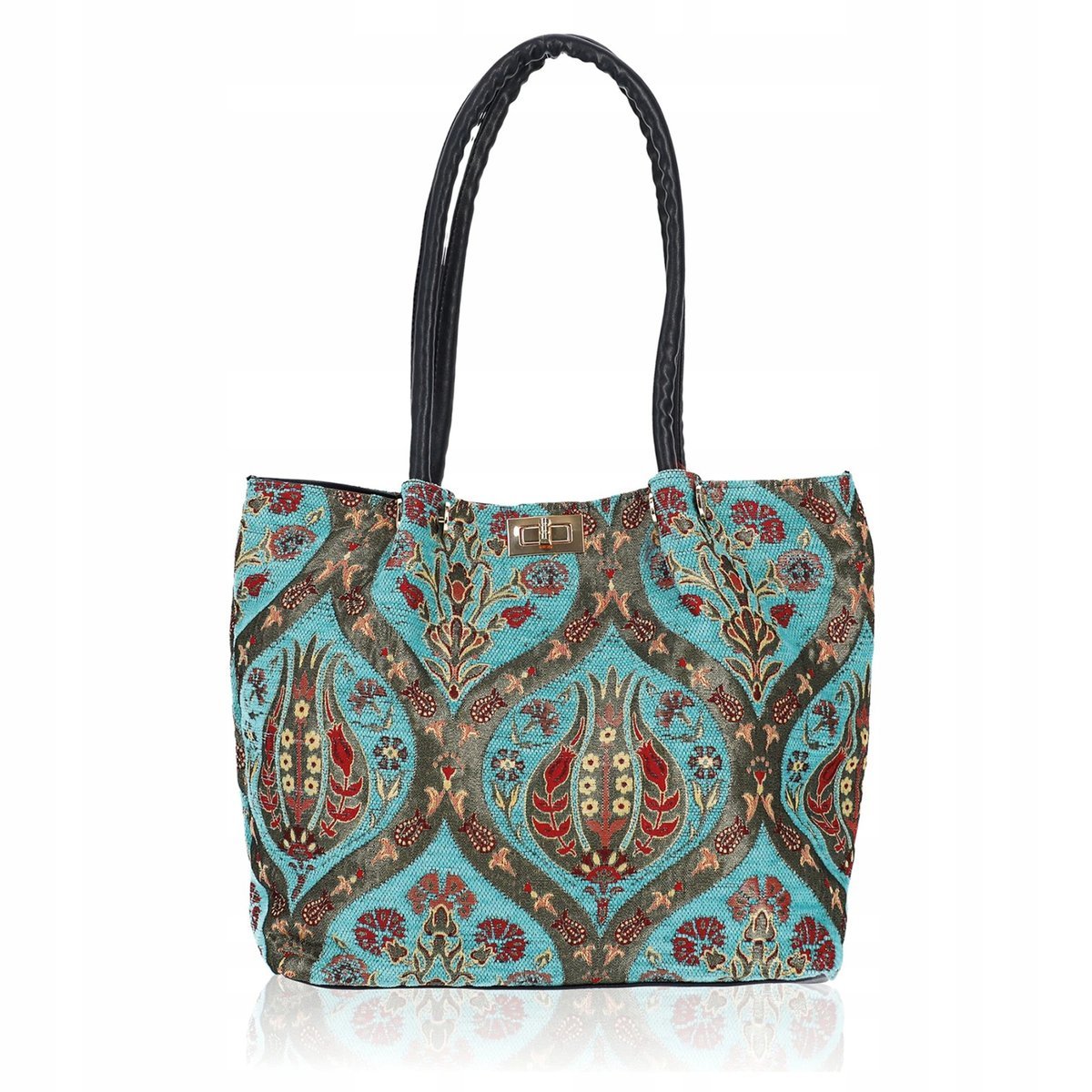 Torebka Damska Na Zakupy Shopperka Duża Na Ramię Turecka Tkana Orientalna