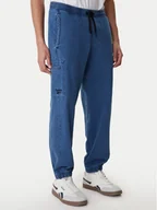 Spodnie sportowe męskie - Reebok Spodnie dresowe Ambrose RK25543CCM Niebieski Regular Fit - miniaturka - grafika 1