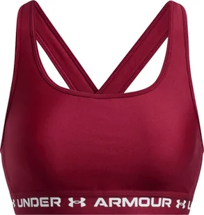 Under Armour Stanik sportowy Under Armour bordowy Armour Mid Crossback XL - Bielizna sportowa damska - miniaturka - grafika 1