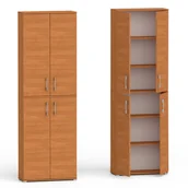 Szafy biurowe - Szafa Biurowa  Pola 215, 4D 80Cm Olcha - miniaturka - grafika 1