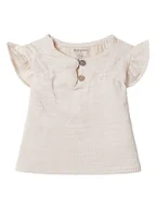 Kaftaniki dla niemowląt - Noppies Koszulka "Chippewa" w kolorze beżowym - miniaturka - grafika 1