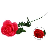 Sztuczne kwiaty - Kwiat sztuczny róża 45 cm mix kolorów - miniaturka - grafika 1