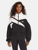 Bluzy damskie - Reebok Bluza RK25139CCW Czarny Regular Fit - miniaturka - grafika 1