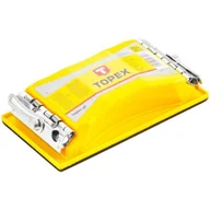 Materiały ścierne - Topex Blok ścierny 100 x 210 mm, metalowe zaciski 08A110 - miniaturka - grafika 1