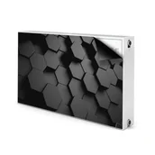 Meble modułowe i akcesoria - Magnetyczna maskownica Czarne plastry miodu 100x60, Bluedecor - miniaturka - grafika 1