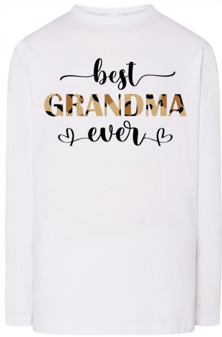 Dzień Babci Bluza Longsleeve Kocham Babcie r.L