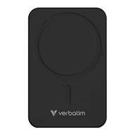 Powerbanki - Verbatim, powerbank z ładowaniem bezprzewodowym, 5V, ładowanie telefonu, 32223, 20000mAh, Mocowanie magnetyczne, Czarny - miniaturka - grafika 1