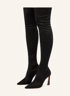 Kozaki damskie - Bianca Di Kozaki Za Kolano schwarz - miniaturka - grafika 1