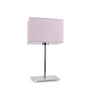Lampka nocna LYSNE Amalfi, 60 W, E27, jasnofioletowa/chrom, 40x20 cm - Lampy stojące - miniaturka - grafika 1