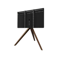 Uchwyty do telewizora - Future Automation EASEL stojak podłogowy do telewizora max 65 cali - Ciemny orzech - miniaturka - grafika 1
