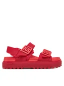 Sandały damskie - Melissa Sandały Melissa Towny Ad M 35964 Czerwony - miniaturka - grafika 1