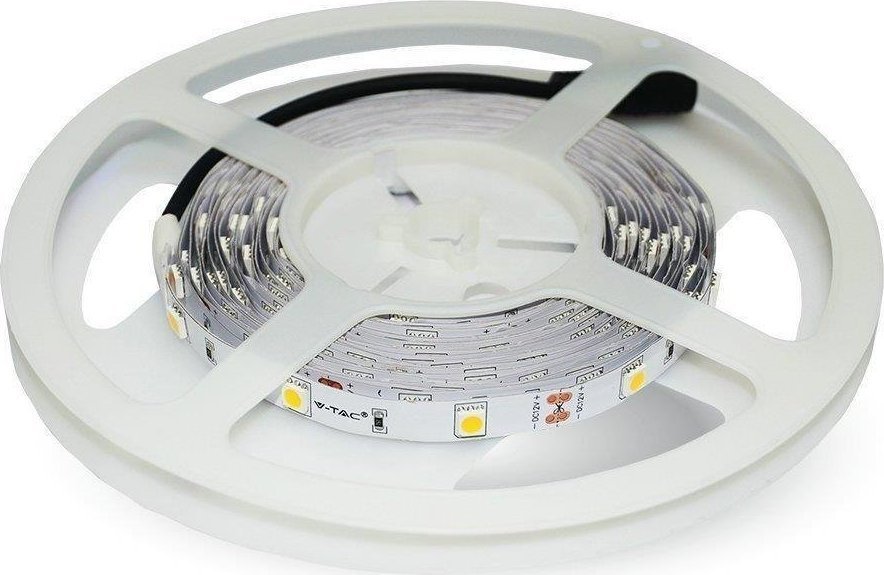 V-TAC Taśma LED SMD5050 150LED IP20 4,8W/m VT-5050 3000K 500lm