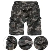 Spodnie sportowe męskie - Szorty turystyczne męskie Brandit BDU Rip-Stop Dark Camo - miniaturka - grafika 1