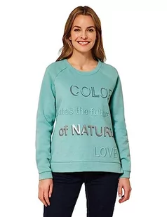Cecil Damska bluza B302001, pastelowa turkusowa, melanż, M, Pastel Turquoise Melange, M - Bluzy damskie - miniaturka - grafika 1
