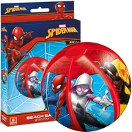 Materace dmuchane i koła do pływania - Piłka Plażowa Dla Dzieci Spider Man Mondo - miniaturka - grafika 1