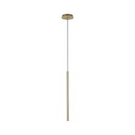 Lampy sufitowe - Paul Neuhaus Designerska lampa wisząca z mosiądzu z diodą LED - Bea - miniaturka - grafika 1