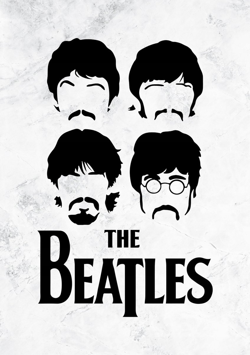 PODKŁADKA POD MYSZ Nadruk 22x18 cm The Beatles Rock John Lennon Prezent