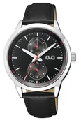 Zegarki męskie - Zegarek Q&Q A11A-002P Klasyczny Męski wodoszczelny - miniaturka - grafika 1