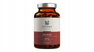 Vitama Nature, Żelazo Orgarniczne WIT C B12 Suplement Diety 20mg, 90caps. - Witaminy i minerały - miniaturka - grafika 1