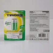 Baterie i akcesoria - TIROSS RECHARGEABLE BATTERY R03 AAA 2pcs - miniaturka - grafika 1