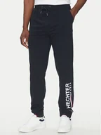 Spodnie sportowe męskie - Hechter Paris Spodnie dresowe 70022 151924 Granatowy Regular Fit - miniaturka - grafika 1