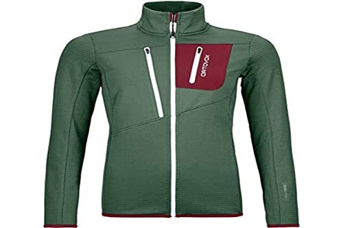 ORTOVOX Damska kurtka polarowa Grid Jacket W kamizelka, zielony las, S