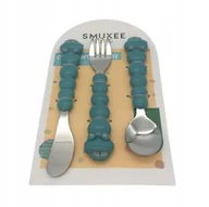 Sztućce dla dzieci - Sztućce dla dzieci bezpieczne stal nierdzewna Smukke samochody s393 - miniaturka - grafika 1