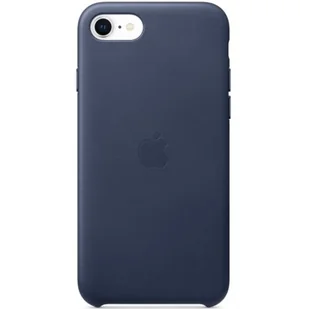 Apple Etui skórzane do iPhone SE 2020 niebieskie MXYN2ZM/A - Etui i futerały do telefonów - miniaturka - grafika 1