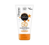 Balsamy i kremy do opalania - Lirene LIRENE SUN NATURA EMULSJA DO OPALANIA SPF 50+ 120ML - miniaturka - grafika 1
