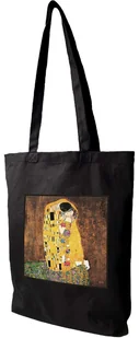 Torba z naszywką Pocałunek Gustav Klimt - Torby i wózki na zakupy - miniaturka - grafika 1