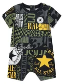 Kombinezony dla dzieci - Converse Rampers w kolorze czarnym - miniaturka - grafika 1