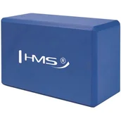 Pozostały sprzęt i akcesoria do ćwiczeń - HMS KOSTKA BLOK DO ĆWICZEŃ YOGA KJ01 NIEB 17-44-250 - miniaturka - grafika 1