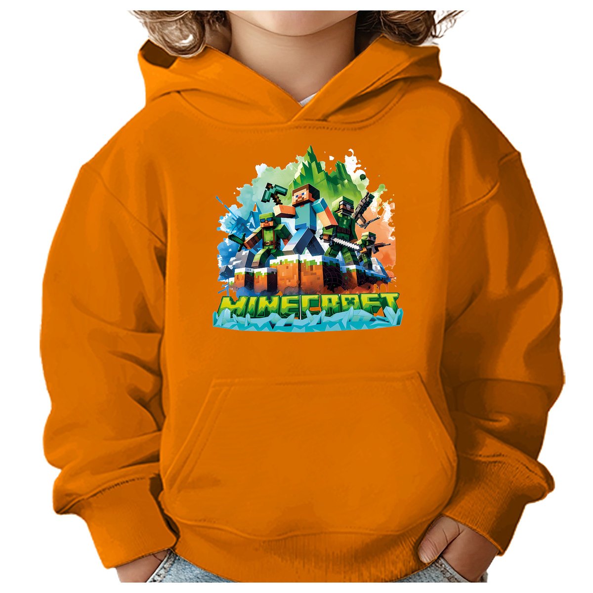 BLUZA DZIECIĘCA MINECRAFT LEGENDS 122-128 CHŁOPIĘCA DZIEWCZĘCA PREZENT