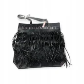 Torebki damskie - Czarna pojemna torebka damska Victoria's Secret - miniaturka - grafika 1