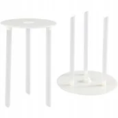 Dodatki do ciast w proszku - STOJAK PODKŁAD PRZEKŁADKA FI 12 cm + WSPORNIKI DO TORTU 3x DEKORACJE - miniaturka - grafika 1