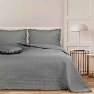 AmeliaHome Narzuta na łóżko Meadore szary, 220 x 240 cm - Narzuty - miniaturka - grafika 1