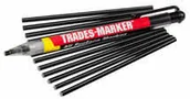 Akcesoria spawalnicze - Markal Trades-Marker dermatograf + wkłady czarny - miniaturka - grafika 1