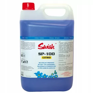 Swish SP 100 Citro Preparat z alkoholem do codziennej pielęgnacji powierzchni cytrusowy 5 l SP100CITRO/5L - Dezynfekcja - miniaturka - grafika 1