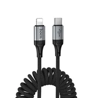 Kable USB - Kabel USB C do Lightning Hoco PD 2,4A 1,5 m X121 czarny - miniaturka - grafika 1