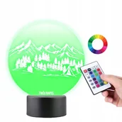 Lampy pozostałe - Lampka na Biurko Statuetka Plexido Biwak w Górach - miniaturka - grafika 1