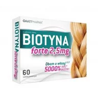 Witaminy i minerały - Biotyna Forte 2,5 mg, suplement diety, 60 tabletek powlekanych Duży wybór produktów | Darmowa dostawa od 199.99zł | Szybka wysyłka do 2 dni roboczych! | 3408781 - miniaturka - grafika 1