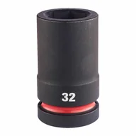 Klucze i nasadki - MILWAUKEE NASADKA UDAROWA  1" 32mm DŁUGA - miniaturka - grafika 1