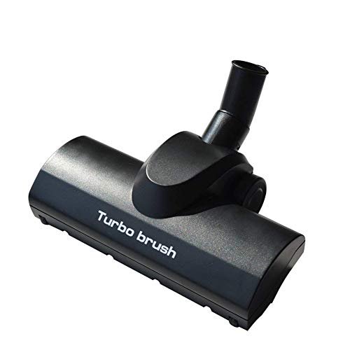EZ SPARES Uniwersalny odkurzacz turbo głowica szczotki podłogowej 1 1/4 cala 32 mm szczotka turbo z dłuższą wycieraczką podłogi z twardego drewna duże koło pasuje do większości marek odkurzaczy