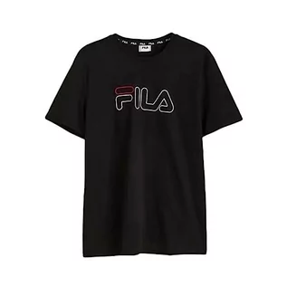 Koszulki męskie - FILA Męski T-shirt SOFADE, czarny, L, czarny, L - grafika 1
