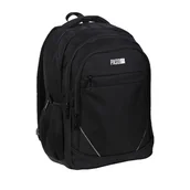 Plecaki - Plecak Miejski Biznesowy Czarny Paso Pojemny Do Pracy Szkoły Na Wycieczki - miniaturka - grafika 1