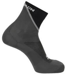 Skarpety Salomon Pulse Ankle Black / Monument - Skarpetki i podkolanówki sportowe - miniaturka - grafika 1