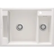 Zlewozmywaki - Deante Zlewozmywak granitowy magnetyczny alabaster MAGNETIC ZRM A103 - miniaturka - grafika 1